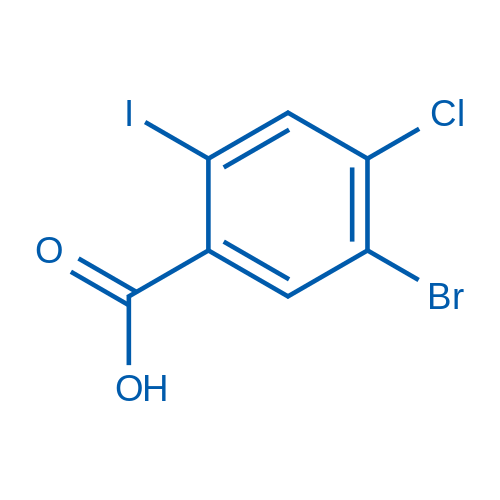 5-Bromo-4-chloro-2-iodobenzoic acid,5-Bromo-4-chloro-2-iodobenzoic acid