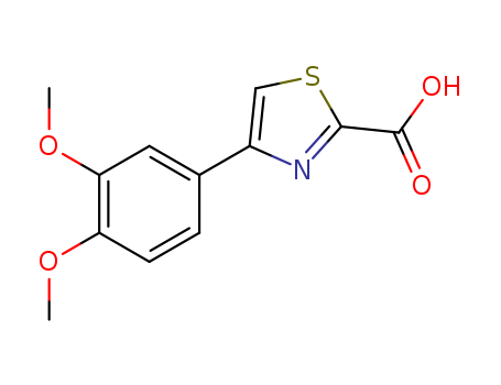 4-(3,4-dimethoxyphenyl)-thiazole-2-carboxylic acid,4-(3,4-dimethoxyphenyl)-thiazole-2-carboxylic acid