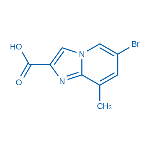 6-Bromo-8-methylimidazo[1,2-a]pyridine-2-carboxylic acid,6-Bromo-8-methylimidazo[1,2-a]pyridine-2-carboxylic acid