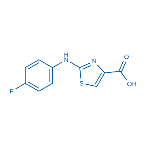 2-((4-Fluorophenyl)amino)thiazole-4-carboxylic acid,2-((4-Fluorophenyl)amino)thiazole-4-carboxylic acid