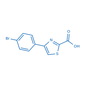 4-(4-溴苯基)噻唑-2-甲酸