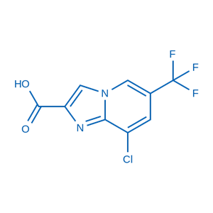 8-氯-6-(三氟甲基)咪唑并[1,2-a]吡啶-2-羧酸,8-Chloro-6-(trifluoromethyl)imidazo-[1,2-a]pyridine-2-carboxylic acid
