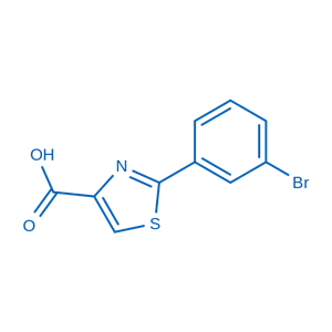 2-(3-溴苯基)-4-噻唑羧酸