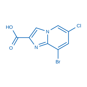 8-Bromo-6-chloroimidazo[1,2-a]pyridine-2-carboxylic acid,8-Bromo-6-chloroimidazo[1,2-a]pyridine-2-carboxylic acid