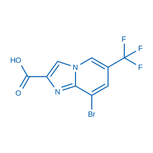 8-bromo-6-(trifluoromethyl)imidazo[1,2-a]pyridine-2-carboxylic acid