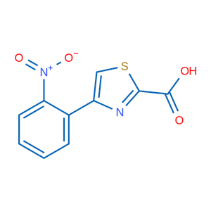 4-(2-硝基苯基)噻唑-2-甲酸