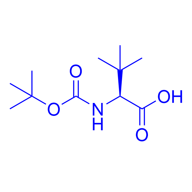 Boc-L-叔亮氨酸;Boc-L-叔亮氨酸;N-(叔丁氧羰基)-L-叔亮氨酸;(S)-N-Boc-2-氨基-3,3-二甲基丁酸;(S)-2-(Boc-氨基)-3,3-二甲基丁酸;(S)-2-(叔丁氧羰基氨基)-3,3-二甲基丁酸,N-Boc-L-Tert-Leucine
