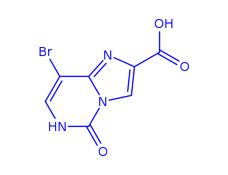 8-bromo-5-oxo-6H-imidazo[1,2-c]pyrimidine-2-carboxylic acid,8-bromo-5-oxo-6H-imidazo[1,2-c]pyrimidine-2-carboxylic acid