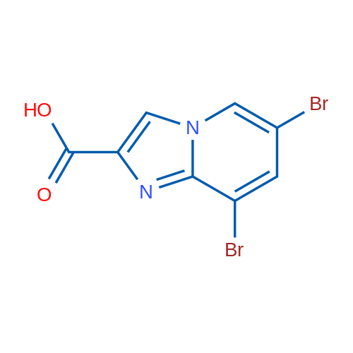 6,8-Dibromoimidazo[1,2-a]pyridine-2-carboxylic acid,6,8-Dibromoimidazo[1,2-a]pyridine-2-carboxylic acid