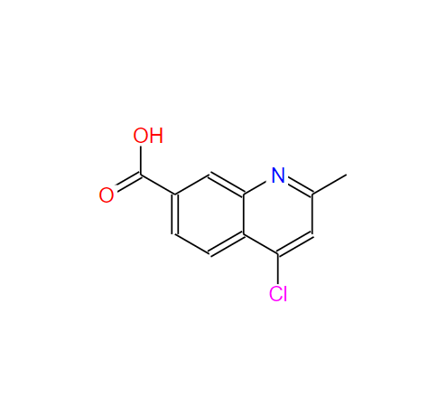 4-氯喹哪啶-7-羧酸,4-chloro-2-methyl-7-quinolinecarboxylic acid