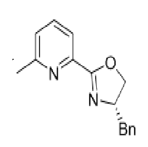 (S)-4-苄基-2-(6-甲基吡啶-2-基)-4,5-二氢恶唑,Pyridine, 2-[(4S)-4,5-dihydro-4-(phenylmethyl)-2-oxazolyl]-6-methyl-