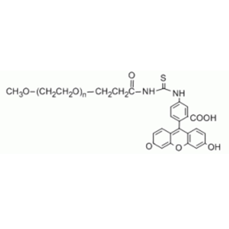 荧光素聚乙二醇活性酯,FITC-PEG-NHS;Fluorescein-PEG-NHS