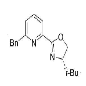 (S)-2-(6-苄基吡啶-2-基)-4-(叔丁基)-4,5-二氢噁唑,Pyridine, 2-[(4S)-4-(1,1-dimethylethyl)-4,5-dihydro-2-oxazolyl]-6-(phenylmethyl)-