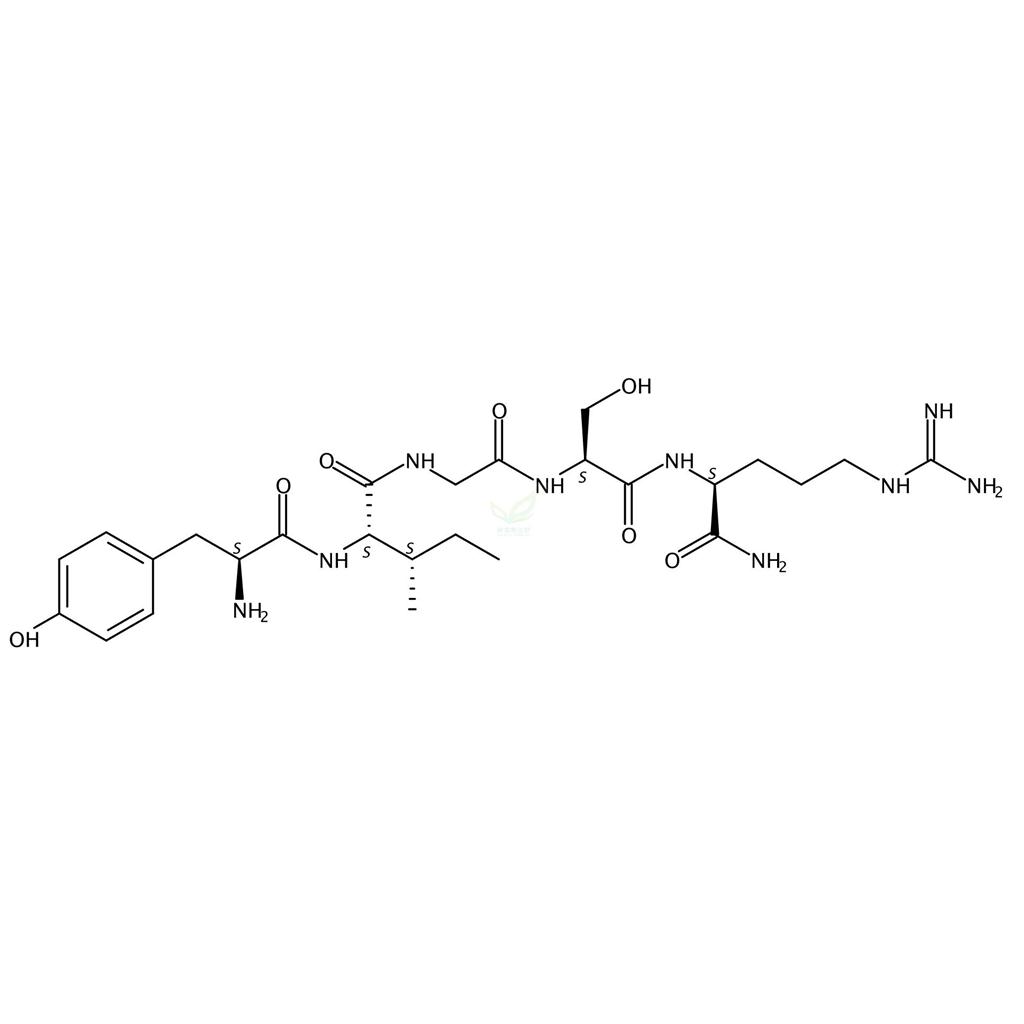 L-酪氨酰-L-异亮氨酰甘氨酰-L-丝氨酰-L-精氨酰胺,L-Tyrosyl-L-isoleucylglycyl-L-seryl-L-argininamide