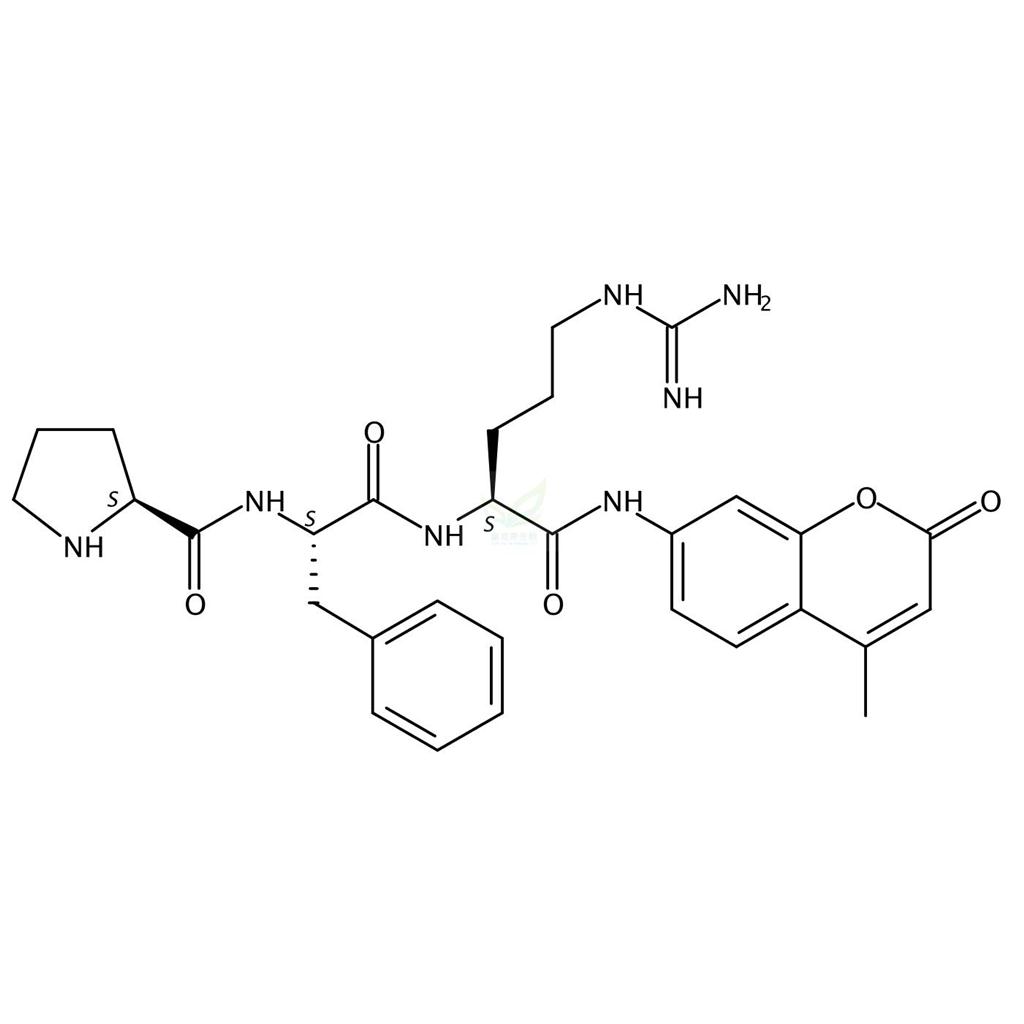 苯并氨酸-7-胺基-4-甲基香豆素,L-Prolyl-L-phenylalanyl-L-arginine-4-methylcoumaryl-7-amide