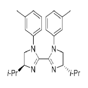 ( 4S , 4′S)-4，4′，5，5′-四氫- 4，4′-二( 1 -甲基乙基) - 1，1′-二( 3 -甲基苯基) - 2，2′-聯(lián)- 1H -咪唑,2,2'-Bi-1H-imidazole, 4,4',5,5'-tetrahydro-4,4'-bis(1-methylethyl)-1,1'-bis(3-methylphenyl)-, (4S,4'S)-