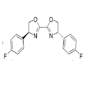 ( 4S , 4′S)-4，4′- 二( 4 -氟苯基) -4，4′，5，5′-四氢- 2，2′-联恶唑,2,2'-Bioxazole, 4,4'-bis(4-fluorophenyl)-4,4',5,5'-tetrahydro-, (4S,4'S)-