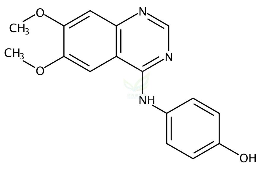4-(4′-羟基苯基)氨基-6,7-二甲氧基喹唑啉,4-(4′-Hydroxyphenyl)amino-6,7-dimethoxyquinazoline