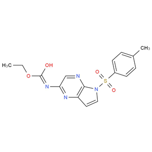 N-[5-[(4-甲基苯基)磺酰基]-5H-吡咯并[2,3-B]吡嗪-2-基]氨基甲酸乙酯