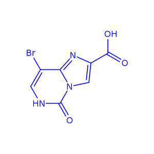 8-bromo-5-oxo-6H-imidazo[1,2-c]pyrimidine-2-carboxylic acid,8-bromo-5-oxo-6H-imidazo[1,2-c]pyrimidine-2-carboxylic acid