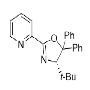 2 - [ ( 4S ) - 4 - ( 1 , 1 -二甲基乙基) - 4 , 5 -二氢- 5,5-二苯基取代- 2 -恶唑基]吡啶