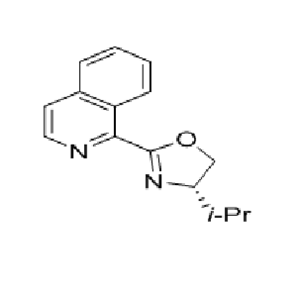 1 - [ ( 4S ) - 4 , 5 -二氢- 4 - ( 1 -甲基乙基) - 2-恶唑基]异喹啉,1-[(4S)-4,5-Dihydro-4-isopropyl-2-oxazolyl]isoquinoline