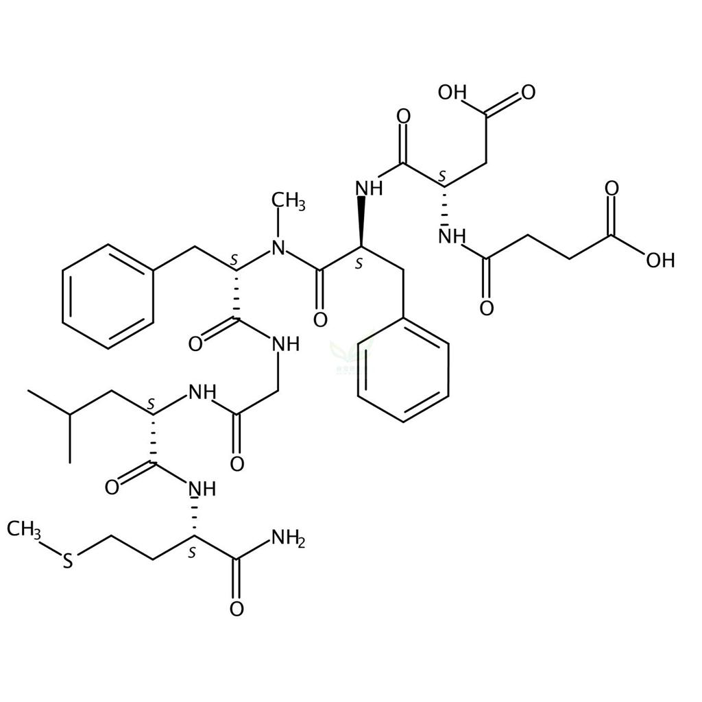 琥珀酰基-天冬氨酰-苯丙氨酰-(N-甲基)-苯丙氨酰-甘氨酰-亮氨酰-蛋氨酸胺,Senktide