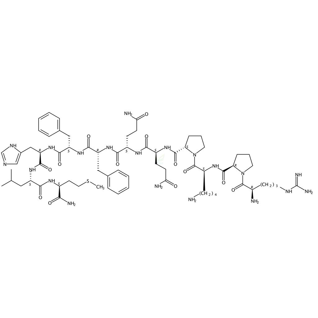 Substance P,1-D-arginine-2-D-proline-7-D-phenylalanine-9-D-histidine-