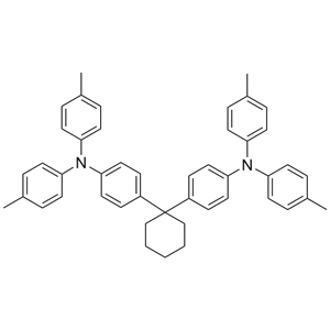 TAPC,TAPC;1,1-BIS(4-BIS(4-METHYLPHENYL)AMINOPHENYL)CYCLOHEXANE;4-[1-[4-[Bis(4-methylphenyl)amino]phenyl]cyclohexyl]-N-(3-methylphenyl)-N-(4-methylphenyl)benzenamine