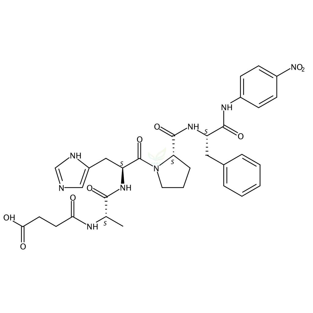 L-Phenylalaninamide,N-(3-carboxy-1-oxopropyl)-L-alanyl-L-histidyl-L-prolyl-N-(4-nitrophenyl)-