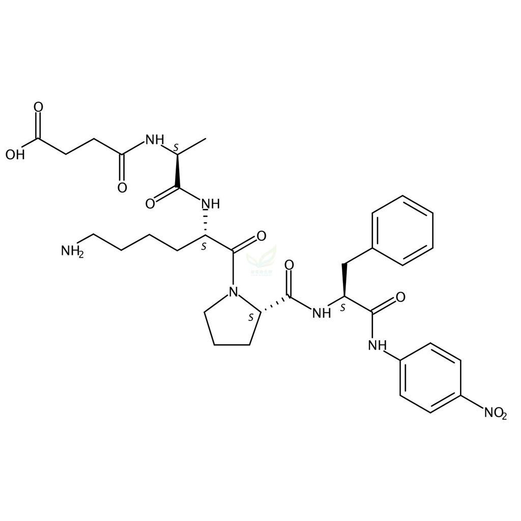 L-Phenylalaninamide,N-(3-carboxy-1-oxopropyl)-L-alanyl-L-lysyl-L-prolyl-N-(4-nitrophenyl)-