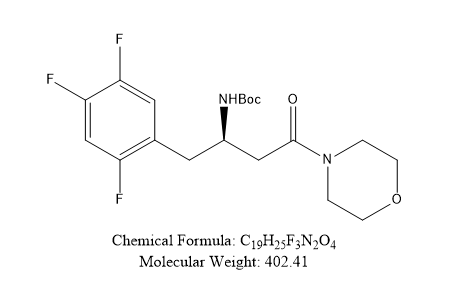 (R)-N-(3-Boc氨基-4-2,4,5三氟苯基丁酰基)吗啉,(R)-N-(3-Boc amino-4-2,4,5 trifluorophenylbutyryl)morpholine