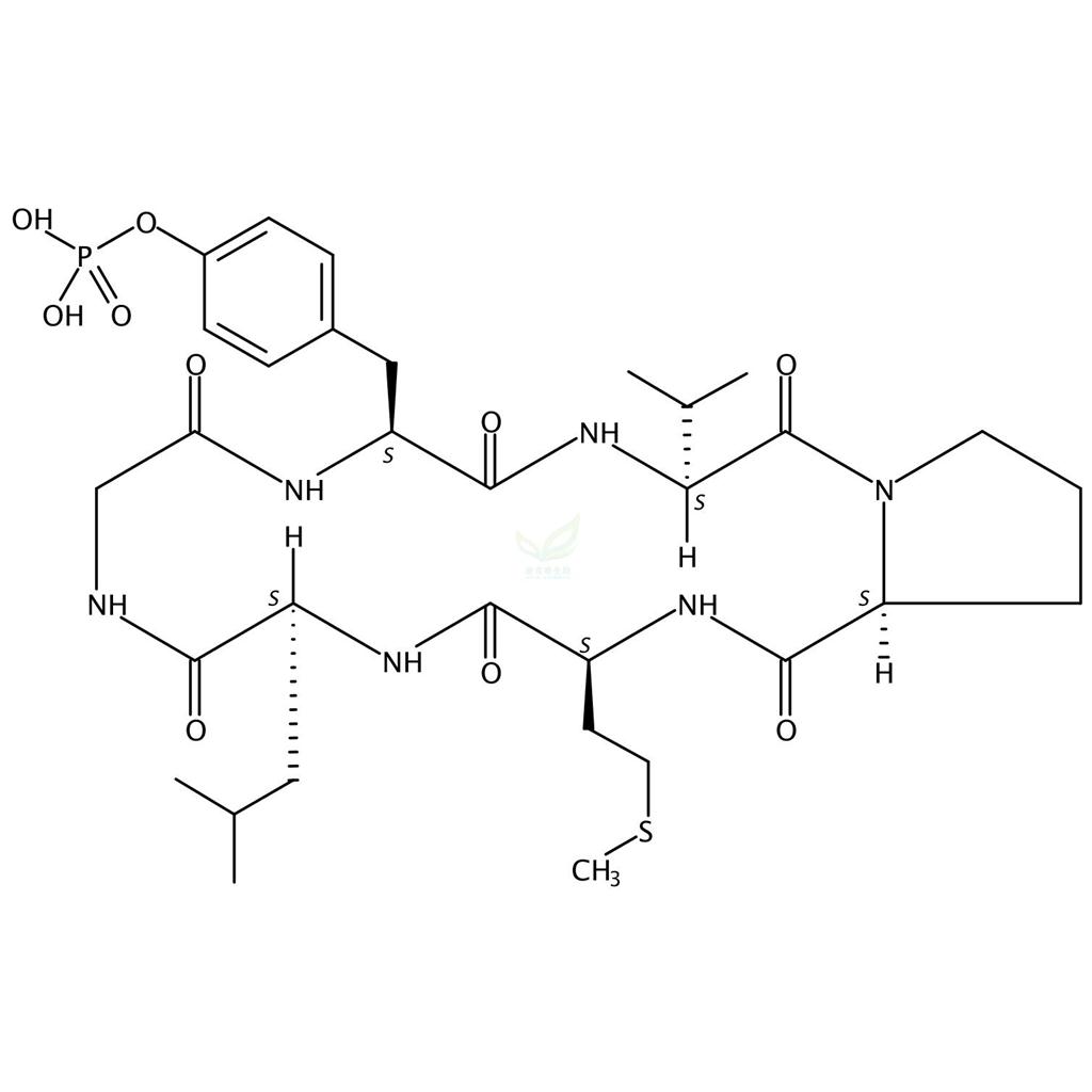 Cyclo(glycyl-L-tyrosyl-L-valyl-L-prolyl-L-methionyl-L-leucyl),dihydrogen phosphate (ester)