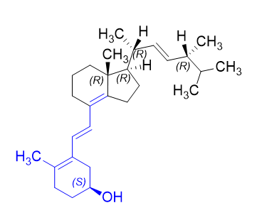 維生素D2雜質(zhì)01,(3S,6E,22E)-9,10-secoergosta-5(10),6,8(14),22-tetraen-3-ol