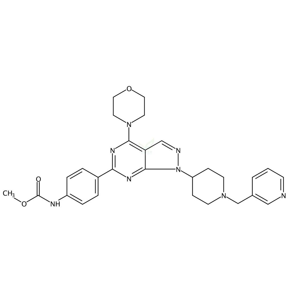 N-[4-[4-(4-嗎啉基)-1-[1-(3-吡啶甲基)-4-哌啶基]-1H-吡唑并[3,4-D]嘧啶-6-基]苯基]氨基甲酸甲酯,WYE-687