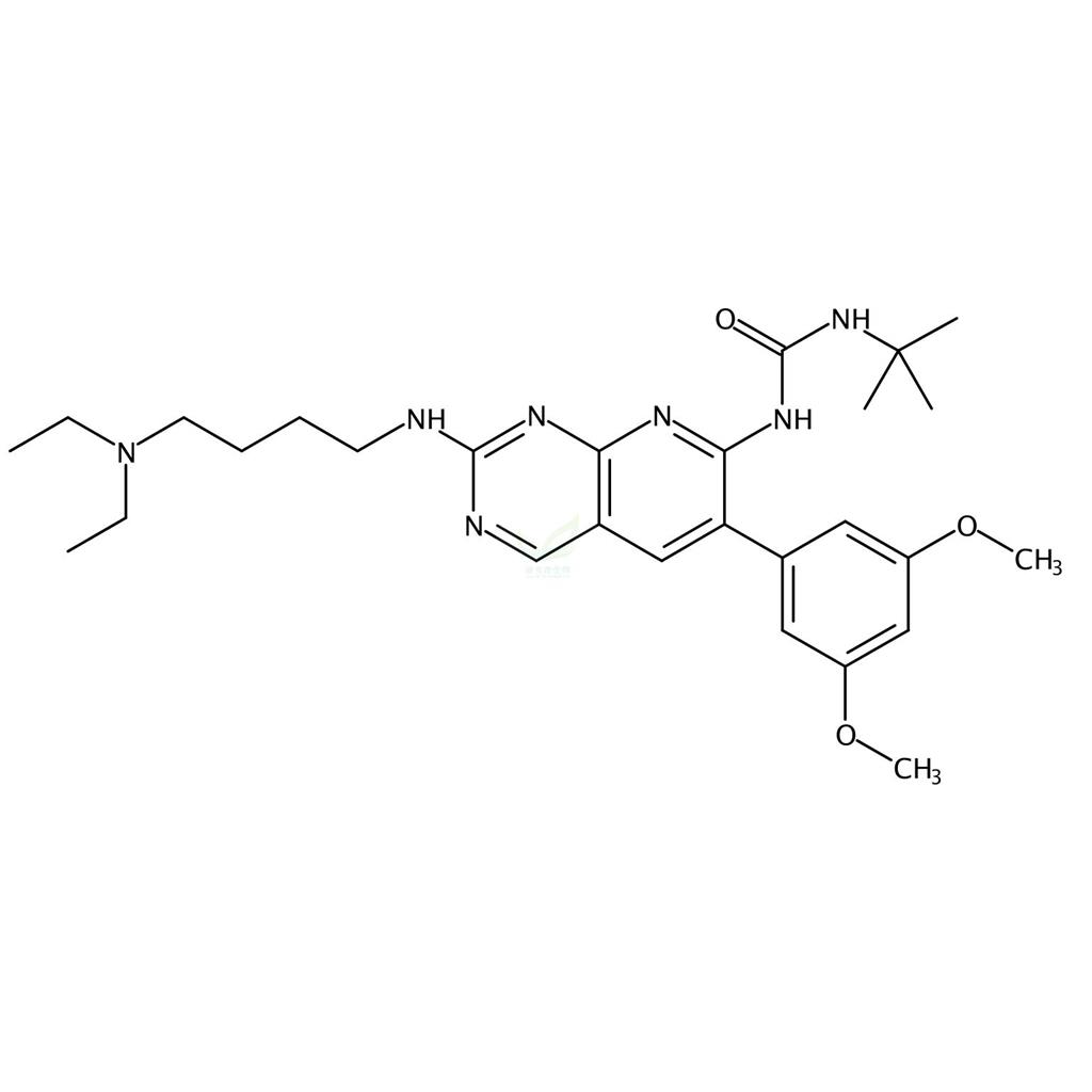 1-(叔丁基)-3-[7-[[4-(二乙氨基)丁基]氨基]-3-(3,5-二甲氧基苯基)吡啶并[2,3-d]嘧啶-2-基]脲,PD173074