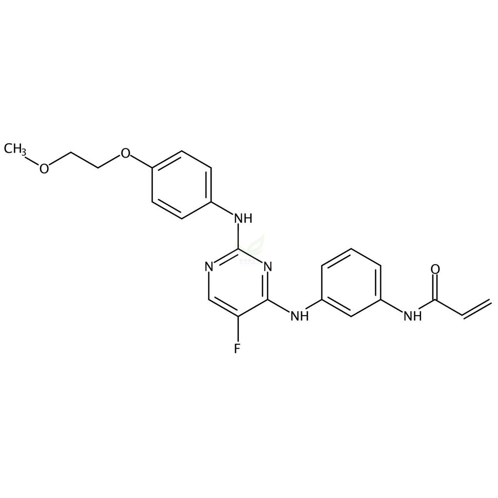 N-[3-[[5-氟-2-[[4-(2-甲氧基乙氧基)苯基]氨基]-4-嘧啶基]氨基]苯基]-2-丙烯酰胺