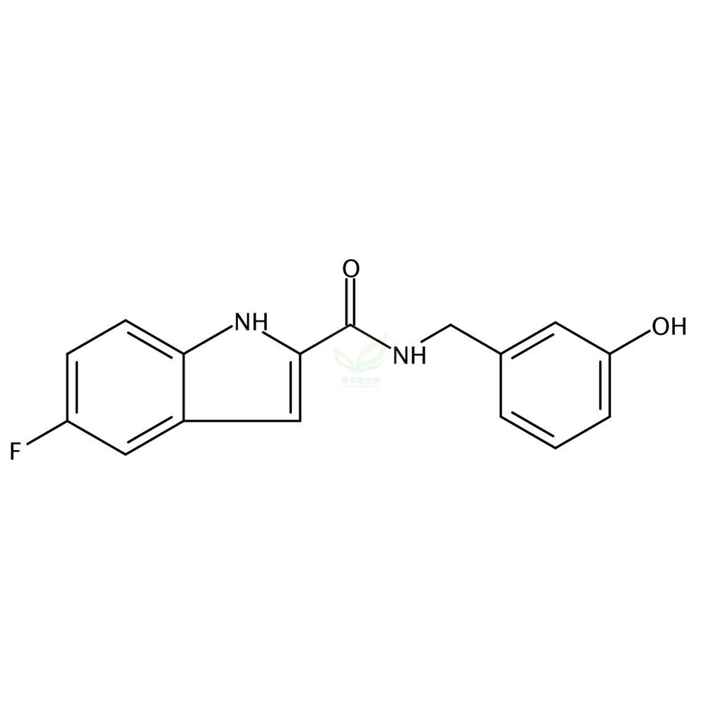 5-氟-N-(3-羟基苄基)-1H-吲哚-2-甲酰胺,KX1-004