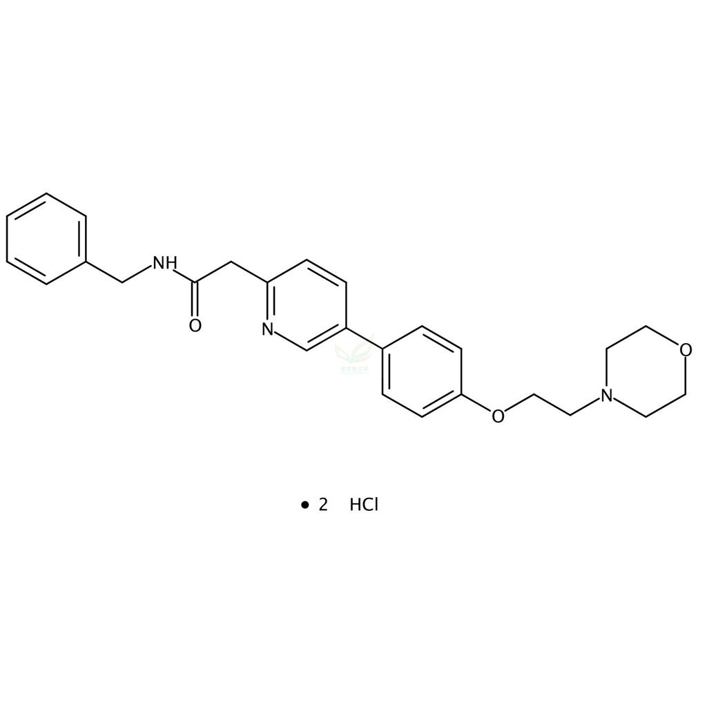 5-[4-[2-(4-吗啉基)乙氧基]苯基]-N-(苯基甲基)-2-吡啶乙酰胺盐酸盐,Tirbanibulin dihydrochloride