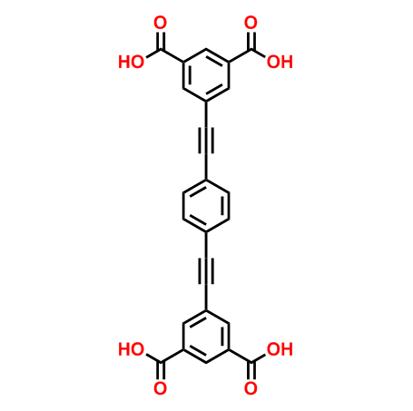 1,4-雙(二羧基苯基乙炔基)苯,5,5'-(1,4-Phenylenebis(ethyne-2,1-diyl))diisophthalic acid