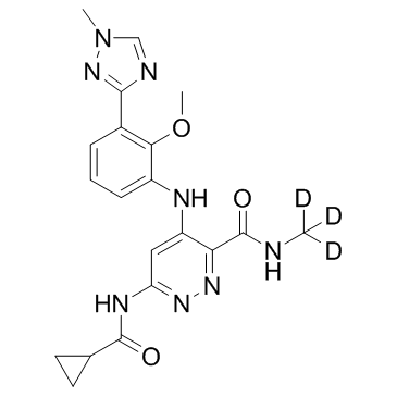 氘可來替尼,BMS-986165