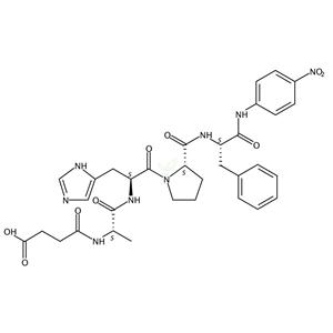 L-Phenylalaninamide,N-(3-carboxy-1-oxopropyl)-L-alanyl-L-histidyl-L-prolyl-N-(4-nitrophenyl)-