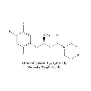 (R)-N-(3-Boc氨基-4-2,4,5三氟苯基丁酰基)吗啉,(R)-N-(3-Boc amino-4-2,4,5 trifluorophenylbutyryl)morpholine