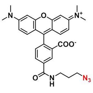 825651-66-9，TAMRA azide,5-isomer，四甲基罗丹明叠氮化物，5-异构体