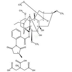 柠檬酸甲基牛扁碱  Methyllycaconitine citrate  112825-05-5
