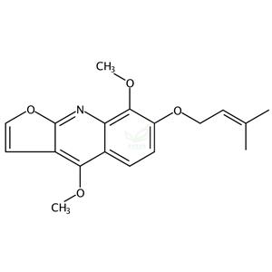 7-异戊烯氧基-gamma-花椒碱  7-Isopenthyloxy-γ-fagarine 