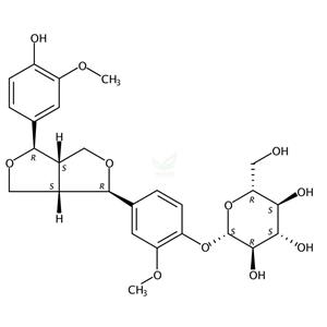 (-)-松脂素4-O-葡萄糖苷  41607-20-9 