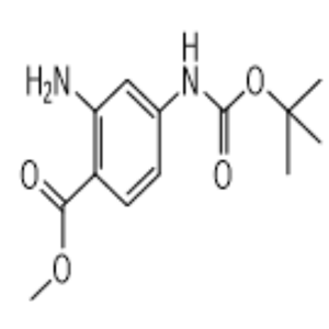 实验室自产中间体 2-氨基-4-(1,1-二甲基乙氧基)羰基氨基-苯甲酸甲酯