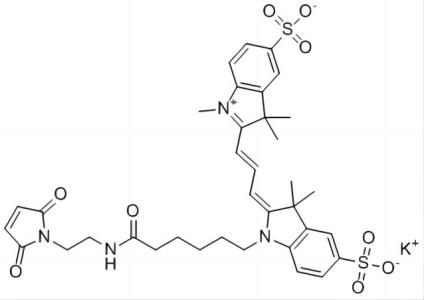 磺酰基Cy3-马来酰亚胺,Sulfo-Cy3 Maleimide