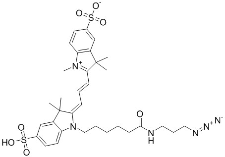 磺酰Cy3-叠氮化物,Sulfo-Cy3 Azide